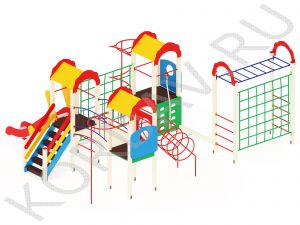 Детский комплекс многофункциональный с гимнастическими элементами ПДИ 2.23 (0)