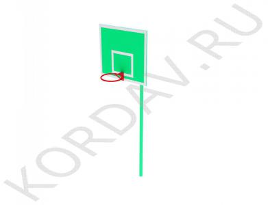 Стойка баскетбольная со щитом и кольцом СИ 6.191 (1)