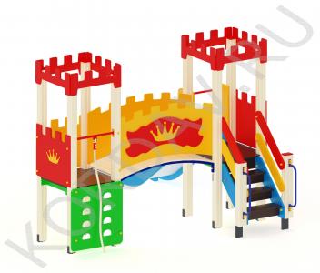 Игровой комплекс с двумя башенками и канатом ПДИ 1.09 (3)